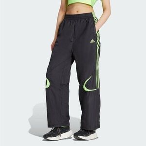 Adidas Black Pants with Neon Green Accents